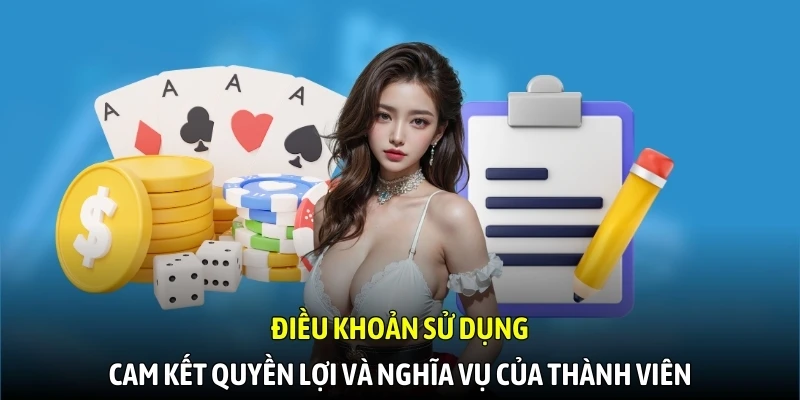 Điều khoản sử dụng cam kết quyền lợi và nghĩa vụ của thành viên